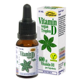 Espara Vitamin-D Tropfen Vegan 15ml