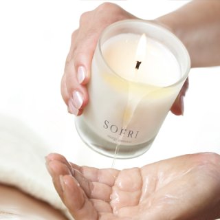 Sofri Color Energy Vitalizing Massage Candle  gelb 140g