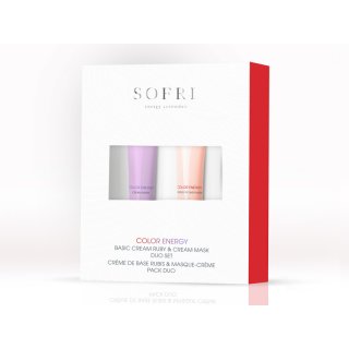 Sofri Color Energy Basic Cream Ruby &amp; Cream Mask Duo Set 20ml