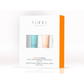 Sofri Color Energy Basic Cream Amber &amp; Cream Mask Duo Set 20ml