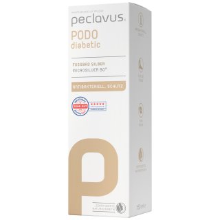 Peclavus PODODIABETIC Fußbad Silber 150ml