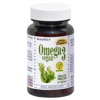 Espara Omega-3 vegan 60Kps. MHD 10/22